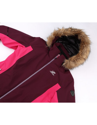 Ladies skiing jacket MARYAM grape wine/cabaret