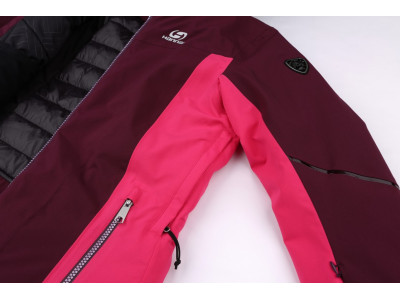 Ladies skiing jacket MARYAM grape wine/cabaret