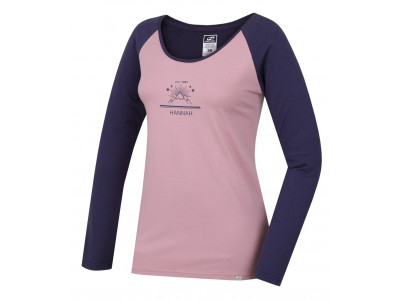 Ladies  T-shirt with long sleeves FABRIS zephyr/nightshadow blue