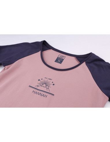 Ladies  T-shirt with long sleeves FABRIS zephyr/nightshadow blue