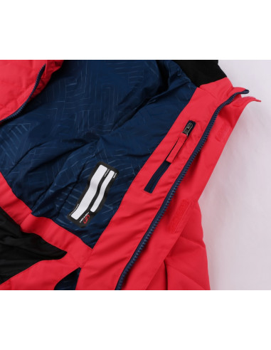 KIDS skiing jacket ROVENA JR teaberry