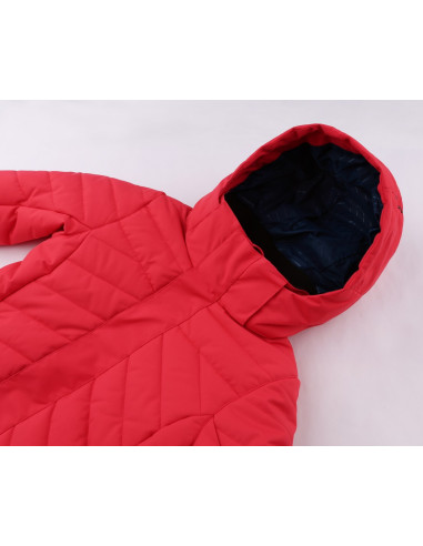 KIDS skiing jacket ROVENA JR teaberry
