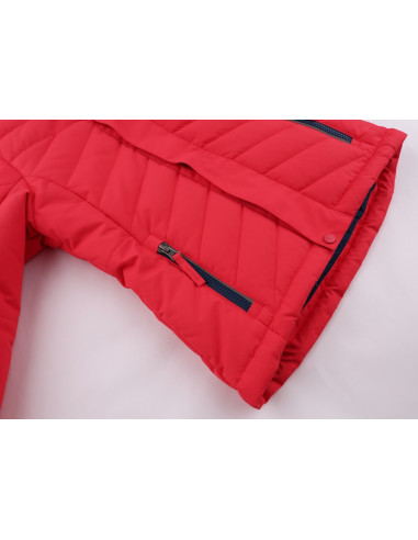 KIDS skiing jacket ROVENA JR teaberry