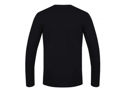 Men's leisure time T-shirt with long sleeves SKILL anthracite (print 2)