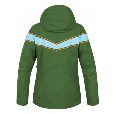 Ladies skiing jacket KIELY dill/aqua splash 2