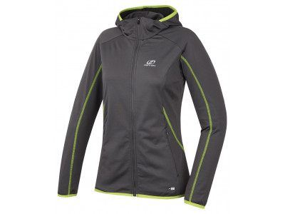 Ladies zip neck Trina Pewter