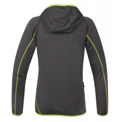 Ladies zip neck Trina Pewter 2