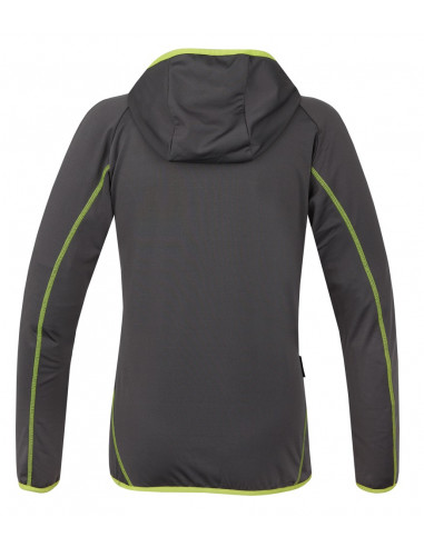 Ladies zip neck Trina Pewter