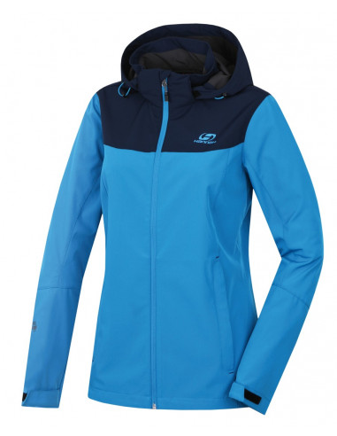 Ladies jacket Ganni Lite Methyl blue/black iris