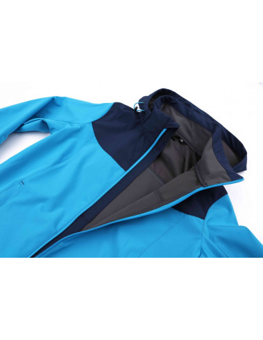 Ladies jacket Ganni Lite Methyl blue/black iris