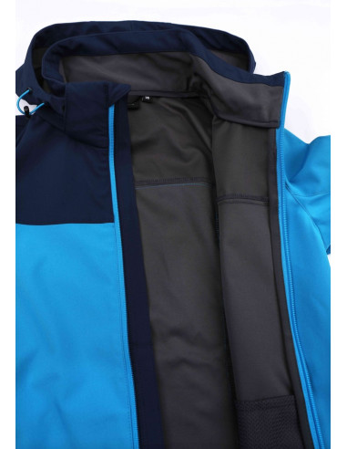 Ladies jacket Ganni Lite Methyl blue/black iris