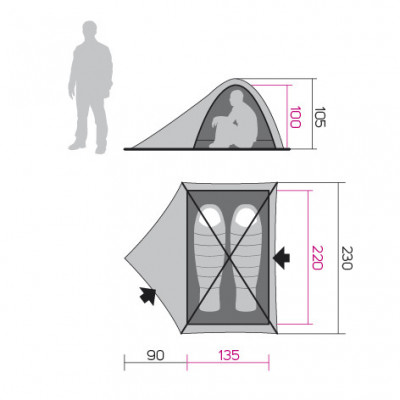 Tent Falcon 2 Limestone 2