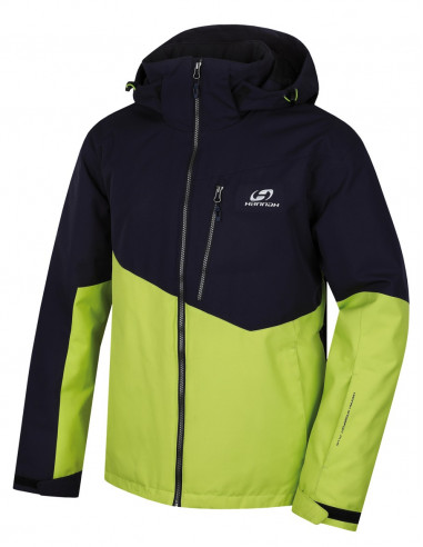 Men's jacket Copper Night sky/lime punch