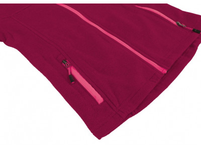 KIDS skiing sweatshirt TAURUM JR rose stripe