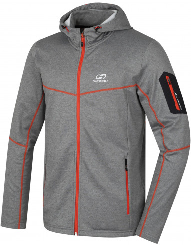 Men's sweatshirt TELFORD light gray mel (orange)