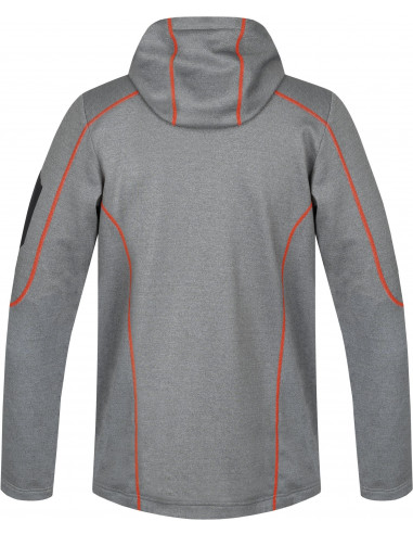 Men's sweatshirt TELFORD light gray mel (orange)