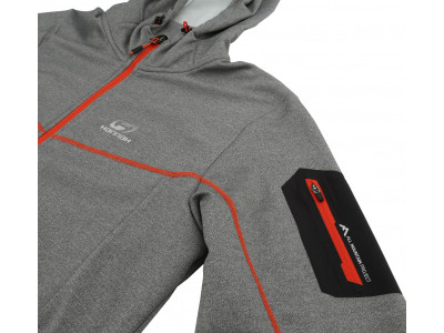 Men's sweatshirt TELFORD light gray mel (orange)