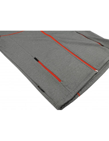 Men's sweatshirt TELFORD light gray mel (orange)