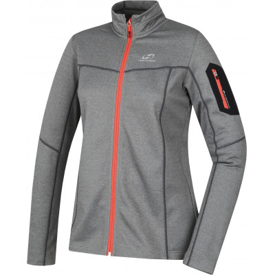 Ladies sweatshirt THEA light gray mel (coral)