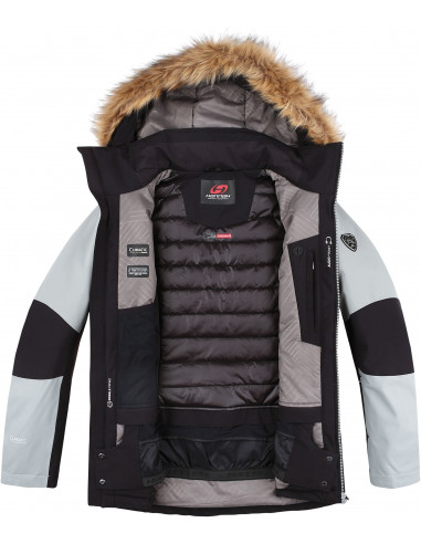 Ladies jacket BERTIE anthracite/frost gray