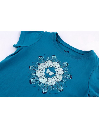 Kid's t-shirt Poppy JR Algiers blue (print 1)