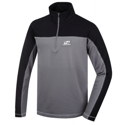 Men's zip neck Lamar Anthracite/steel gray
