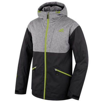 Men's jacket Starter Cloudburst mel/black mel