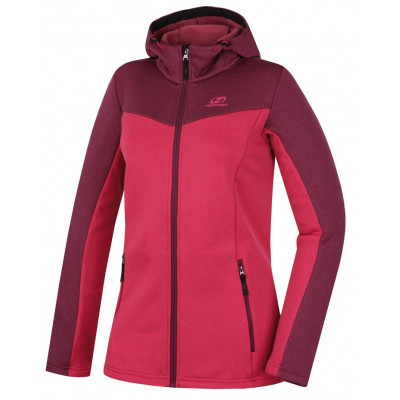 Ladies sweatshirt Anny Amaranth mel/carmine mel