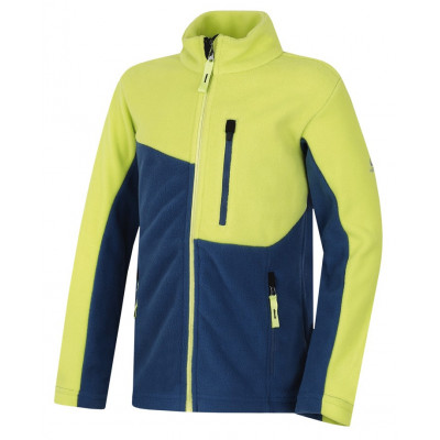 Kid's sweatshirt Armin JR Majolica blue/lime punch