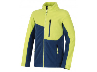 Kid's sweatshirt Armin JR Majolica blue/lime punch