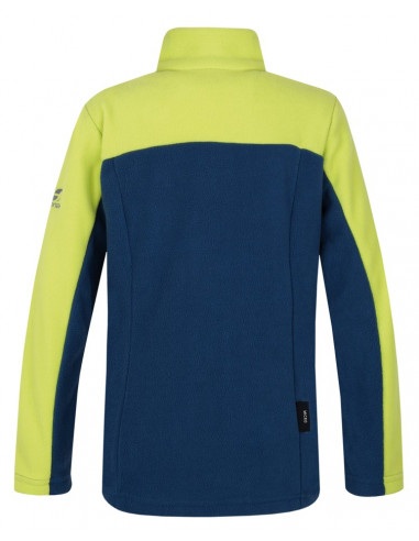Kid's sweatshirt Armin JR Majolica blue/lime punch