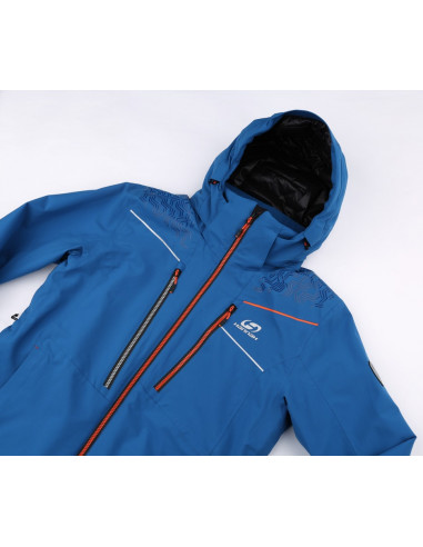 Men's skiing jacket MARCOS mykonos blue