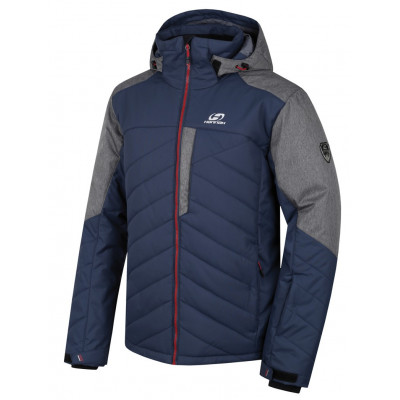 Men's skiing jacket NADIM midnight navy/gray mel