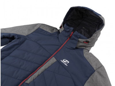 Men's skiing jacket NADIM midnight navy/gray mel