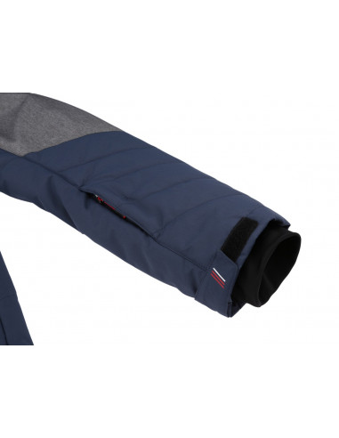 Men's skiing jacket NADIM midnight navy/gray mel