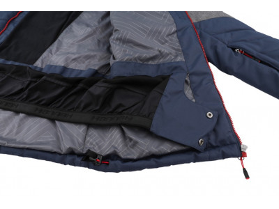 Men's skiing jacket NADIM midnight navy/gray mel
