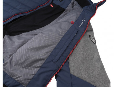 Men's skiing jacket NADIM midnight navy/gray mel