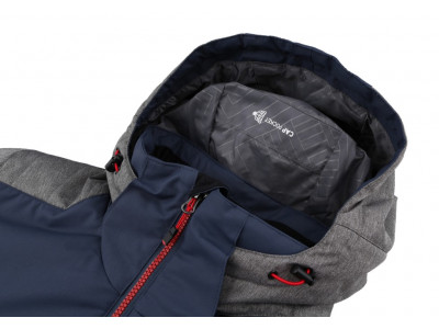 Men's skiing jacket NADIM midnight navy/gray mel