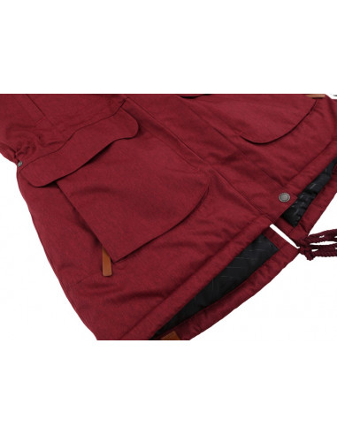 Ladies city jacket GALIANO II garnet mel