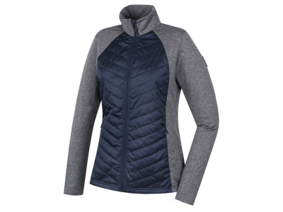 Ladies skiing sweatshirt DOLORES midnight navy/light gray mel