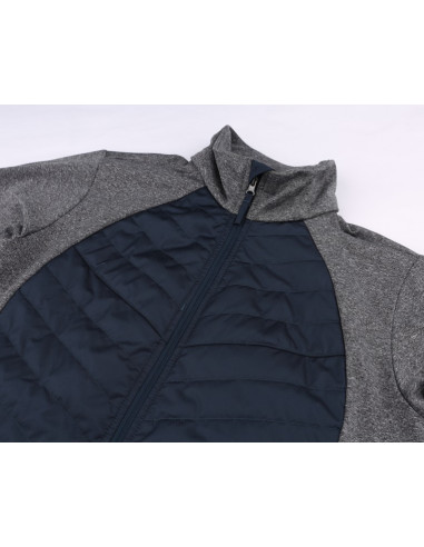 Ladies skiing sweatshirt DOLORES midnight navy/light gray mel