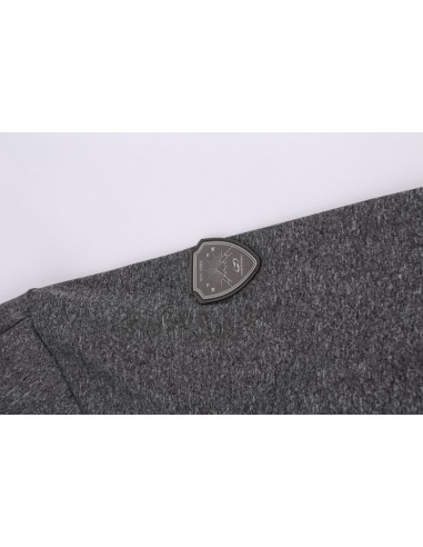 Ladies skiing sweatshirt DOLORES midnight navy/light gray mel