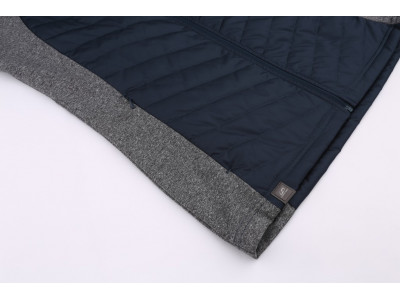 Ladies skiing sweatshirt DOLORES midnight navy/light gray mel