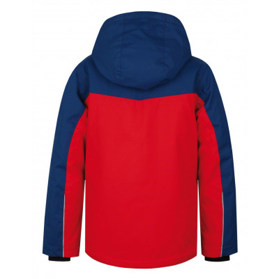 KIDS skiing jacket RAFFAELA JR racing red/poseidon 2