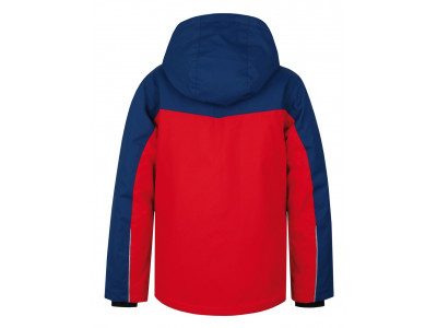 KIDS skiing jacket RAFFAELA JR racing red/poseidon