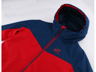 KIDS skiing jacket RAFFAELA JR racing red/poseidon