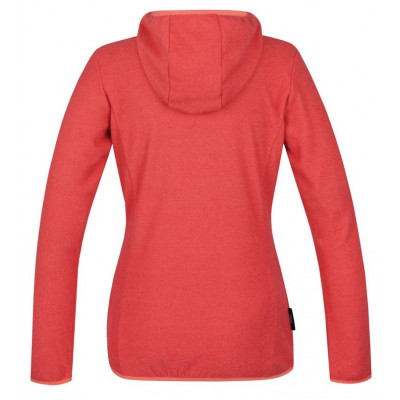 Ladies skiing sweatshirt BERNIE coral stripe 2