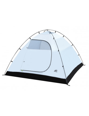 camping Tent HOVER 3 Spring green/cloudy gray