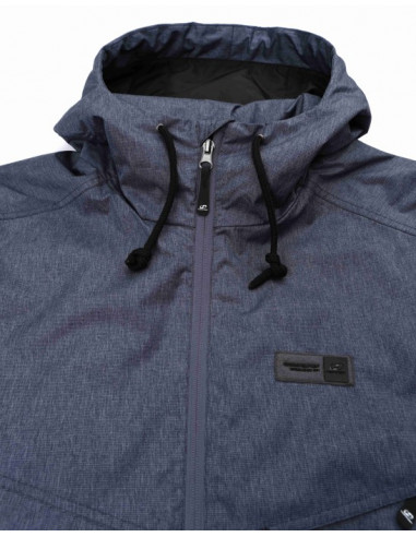 Men's jacket Deplozo Dark denim mel