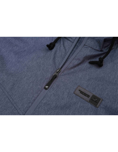 Men's jacket Deplozo Dark denim mel